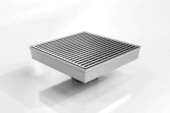 SQ MTS Square Floor Waste